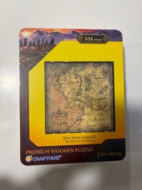 Crafthub Lord of the Rings Premium Wooden Puzzle